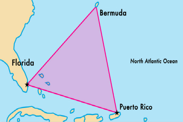 百慕大三角之谜真相：位置，地图，神秘和最近