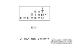 天元术的主要贡献者，金元时期著数学家李治（首次